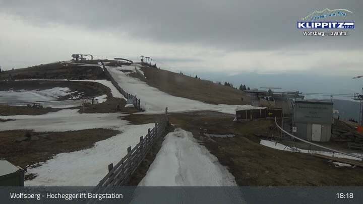 Archived image Webcam Wolfsberg - Hocheggerlift Top