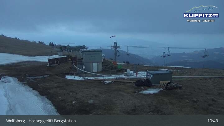 Archived image Webcam Wolfsberg - Hocheggerlift Top