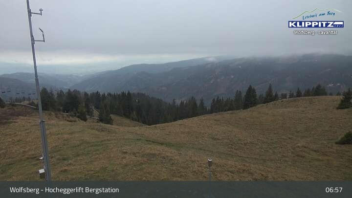 Archiv Foto Webcam Wolfsberg - Hocheggerlift Berg