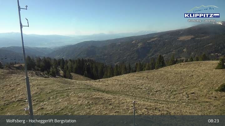 Archiv Foto Webcam Wolfsberg - Hocheggerlift Berg
