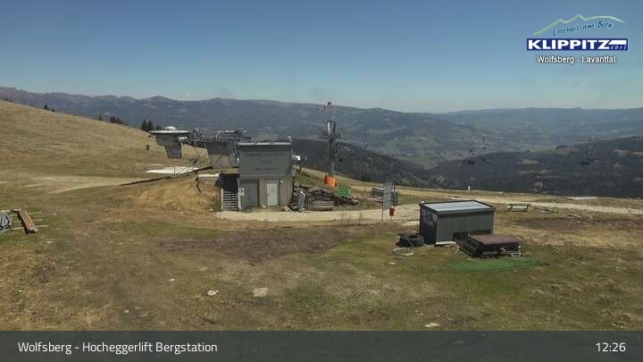 Archiv Foto Webcam Wolfsberg - Hocheggerlift Berg