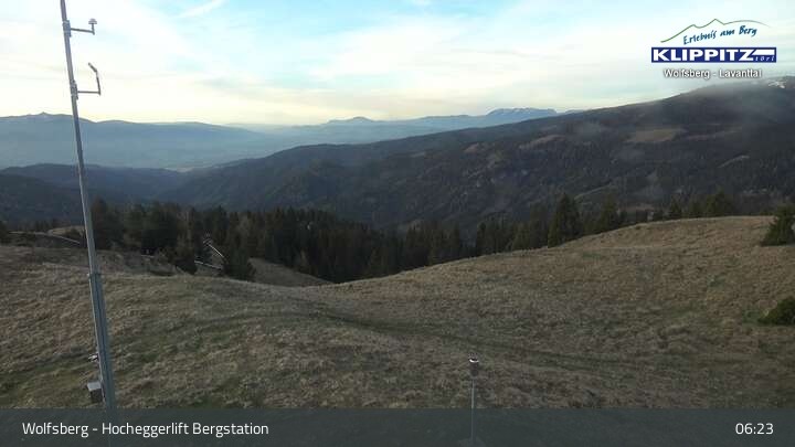 Archiv Foto Webcam Wolfsberg - Hocheggerlift Berg