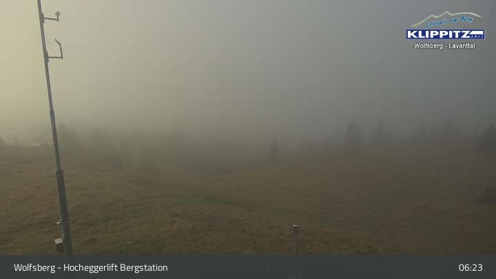 Archived image Webcam Wolfsberg - Hocheggerlift Top