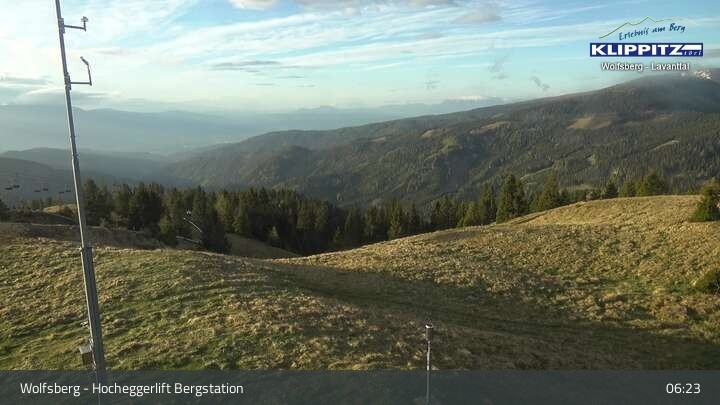 Archiv Foto Webcam Wolfsberg - Hocheggerlift Berg