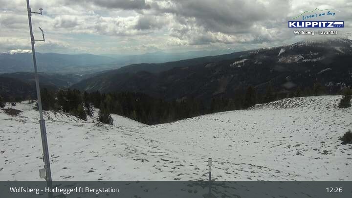 Archived image Webcam Wolfsberg - Hocheggerlift Top