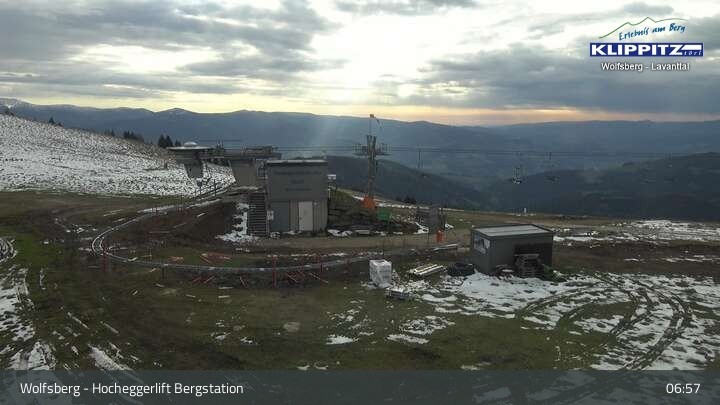 Archiv Foto Webcam Wolfsberg - Hocheggerlift Berg