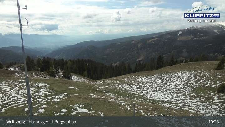 Archiv Foto Webcam Wolfsberg - Hocheggerlift Berg