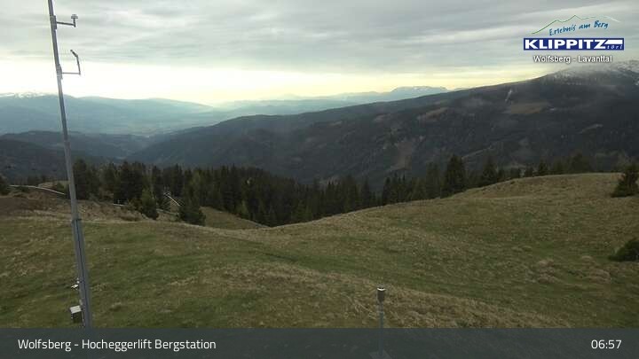 Archiv Foto Webcam Wolfsberg - Hocheggerlift Berg