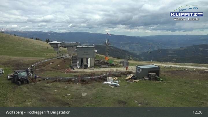 Archiv Foto Webcam Wolfsberg - Hocheggerlift Berg