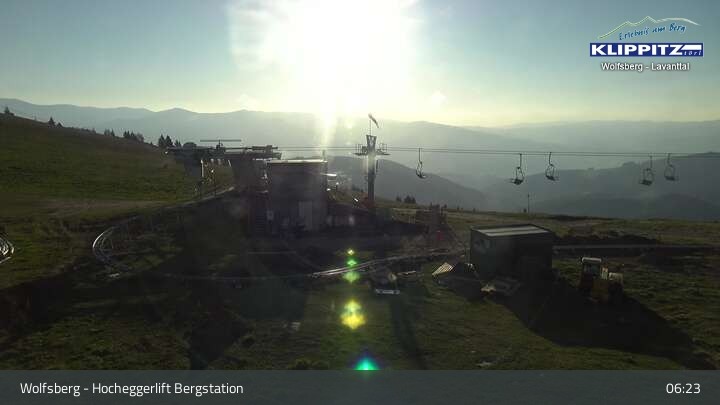 Archived image Webcam Wolfsberg - Hocheggerlift Top