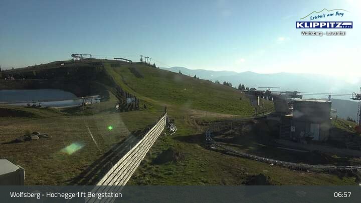 Archived image Webcam Wolfsberg - Hocheggerlift Top