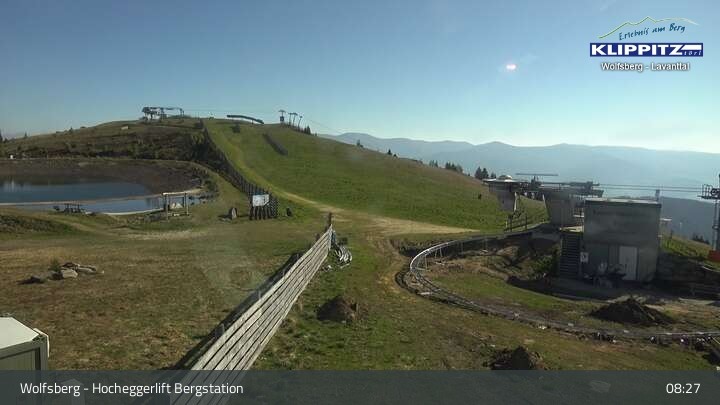 Archived image Webcam Wolfsberg - Hocheggerlift Top