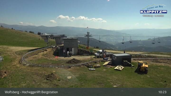 Archived image Webcam Wolfsberg - Hocheggerlift Top