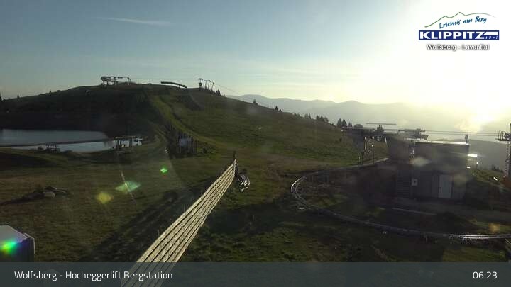 Archived image Webcam Wolfsberg - Hocheggerlift Top