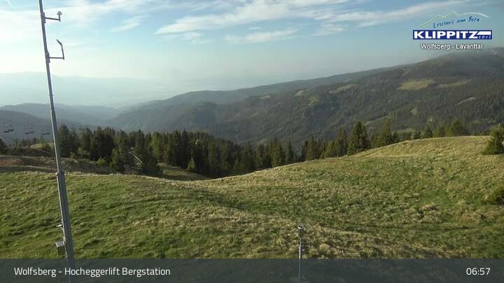 Archived image Webcam Wolfsberg - Hocheggerlift Top