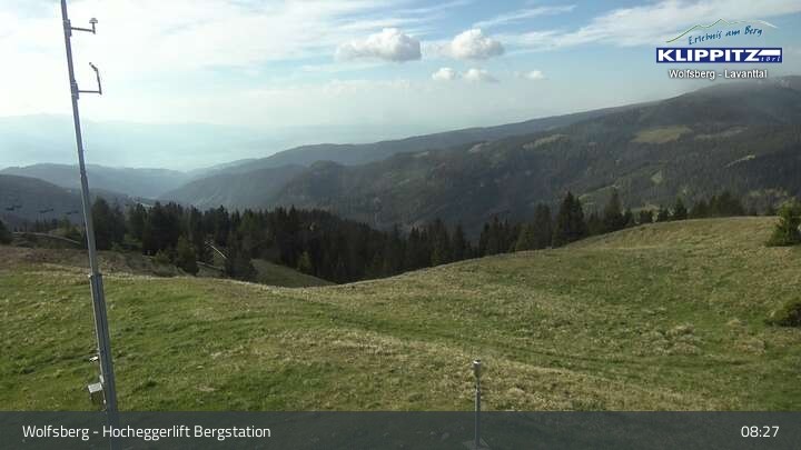 Archived image Webcam Wolfsberg - Hocheggerlift Top