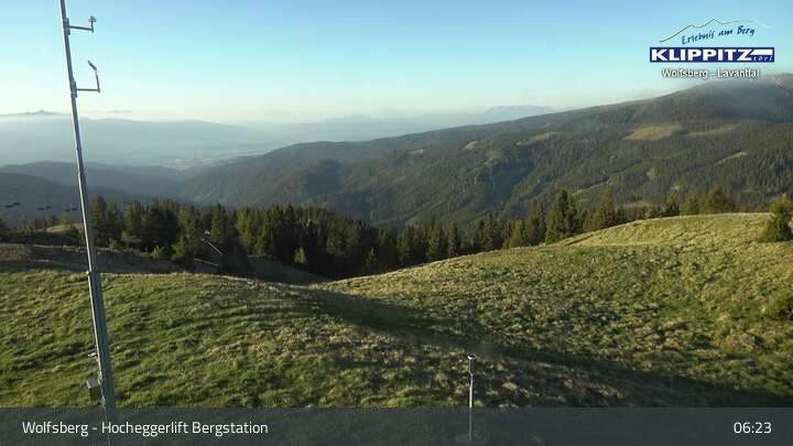 Archiv Foto Webcam Wolfsberg - Hocheggerlift Berg