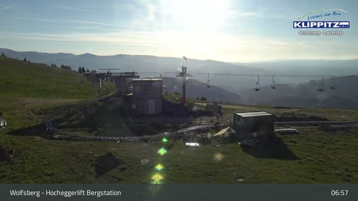 Archiv Foto Webcam Wolfsberg - Hocheggerlift Berg