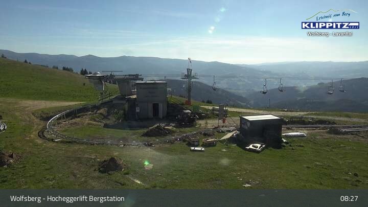Archiv Foto Webcam Wolfsberg - Hocheggerlift Berg