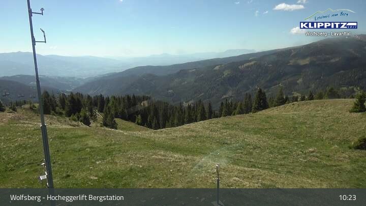 Archiv Foto Webcam Wolfsberg - Hocheggerlift Berg