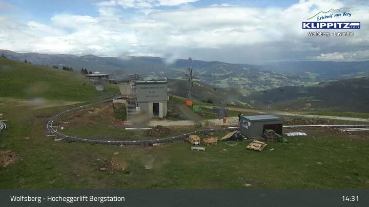Archiv Foto Webcam Wolfsberg - Hocheggerlift Berg