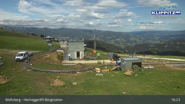 Archiv Foto Webcam Wolfsberg - Hocheggerlift Berg