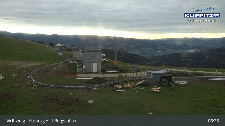 Archiv Foto Webcam Wolfsberg - Hocheggerlift Berg