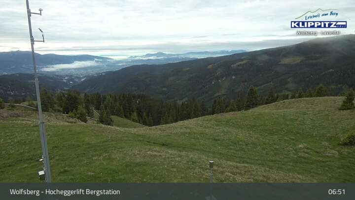 Archiv Foto Webcam Wolfsberg - Hocheggerlift Berg