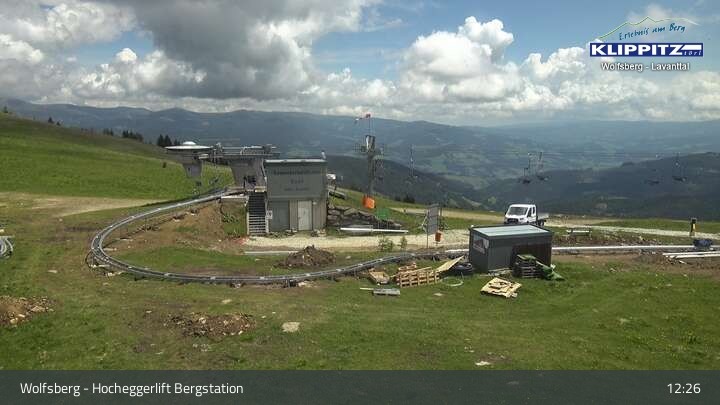 Archiv Foto Webcam Wolfsberg - Hocheggerlift Berg