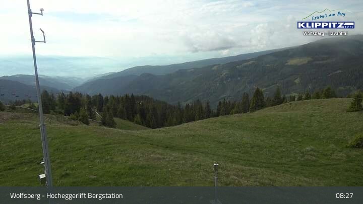 Archiv Foto Webcam Wolfsberg - Hocheggerlift Berg