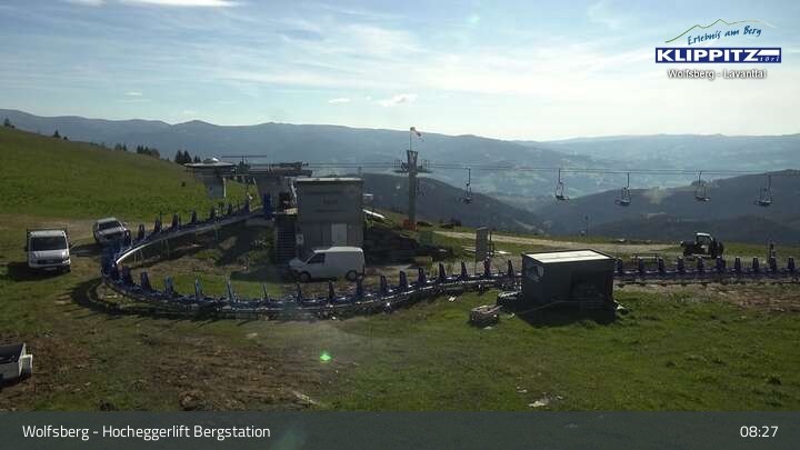 Archived image Webcam Wolfsberg - Hocheggerlift Top