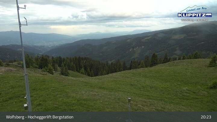Archiv Foto Webcam Wolfsberg - Hocheggerlift Berg