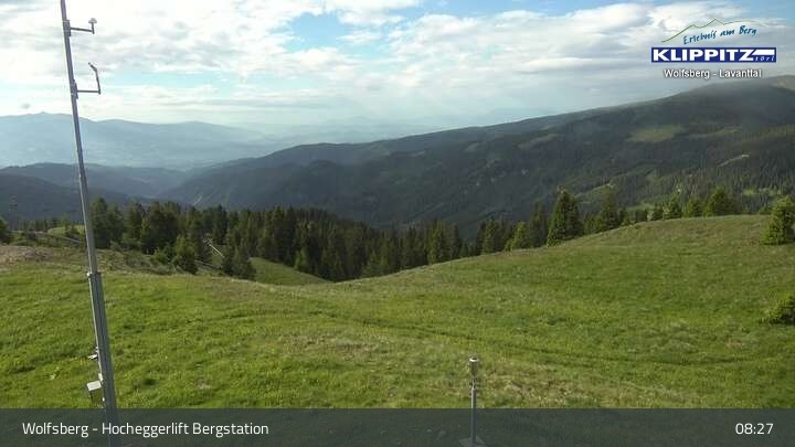 Archiv Foto Webcam Wolfsberg - Hocheggerlift Berg