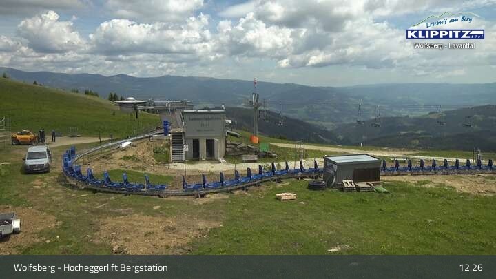 Archiv Foto Webcam Wolfsberg - Hocheggerlift Berg