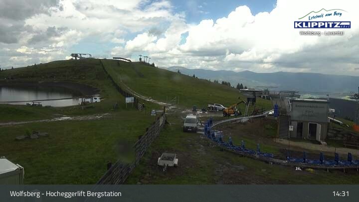 Archiv Foto Webcam Wolfsberg - Hocheggerlift Berg