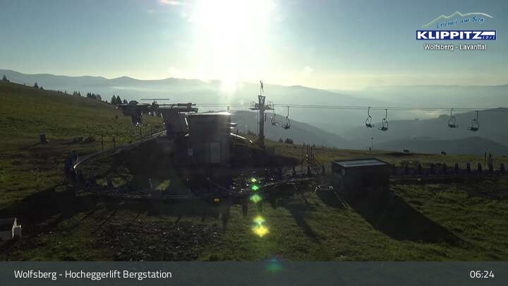 Archiv Foto Webcam Wolfsberg - Hocheggerlift Berg