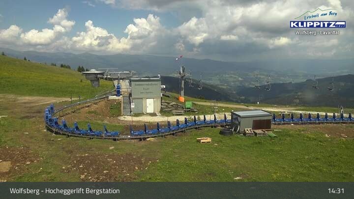 Archiv Foto Webcam Wolfsberg - Hocheggerlift Berg