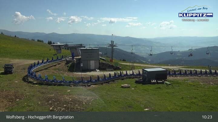 Archived image Webcam Wolfsberg - Hocheggerlift Top