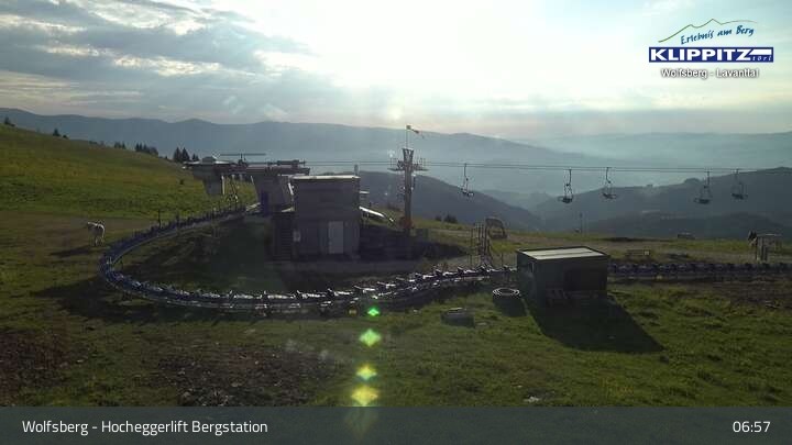 Archived image Webcam Wolfsberg - Hocheggerlift Top