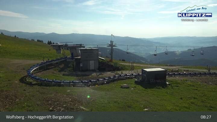 Archived image Webcam Wolfsberg - Hocheggerlift Top