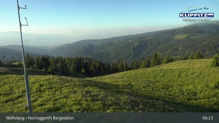 Archiv Foto Webcam Wolfsberg - Hocheggerlift Berg