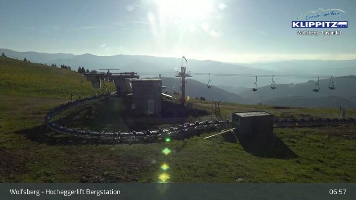 Archiv Foto Webcam Wolfsberg - Hocheggerlift Berg