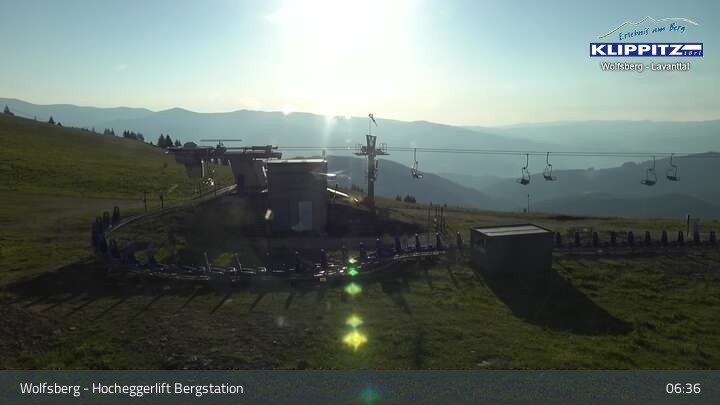 Archiv Foto Webcam Wolfsberg - Hocheggerlift Berg