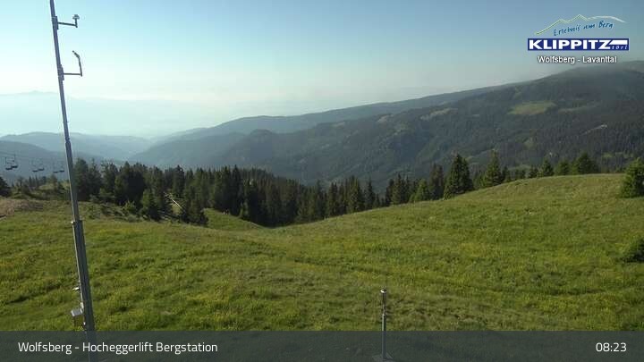 Archiv Foto Webcam Wolfsberg - Hocheggerlift Berg