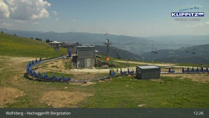 Archiv Foto Webcam Wolfsberg - Hocheggerlift Berg