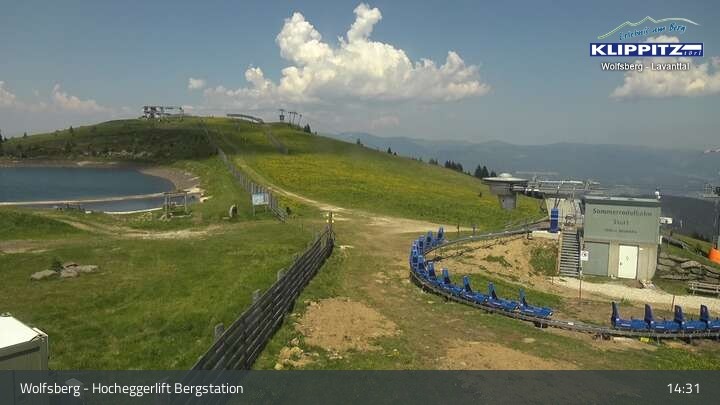Archiv Foto Webcam Wolfsberg - Hocheggerlift Berg