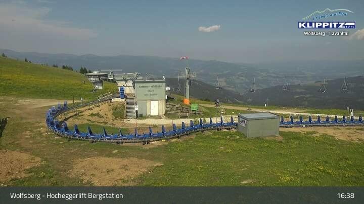 Archiv Foto Webcam Wolfsberg - Hocheggerlift Berg
