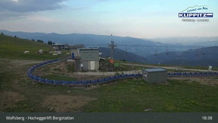 Archiv Foto Webcam Wolfsberg - Hocheggerlift Berg