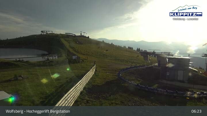 Archived image Webcam Wolfsberg - Hocheggerlift Top