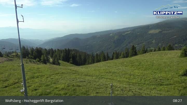 Archived image Webcam Wolfsberg - Hocheggerlift Top